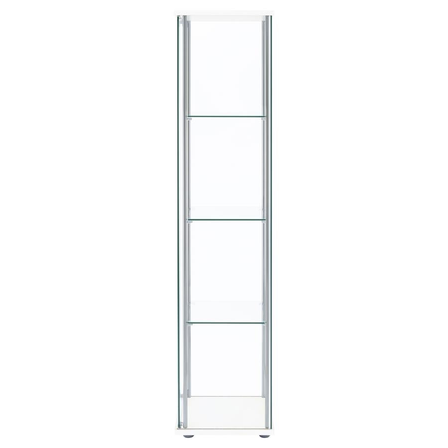 Bellatrix White Curio Cabinet - MyWaynesHome #
