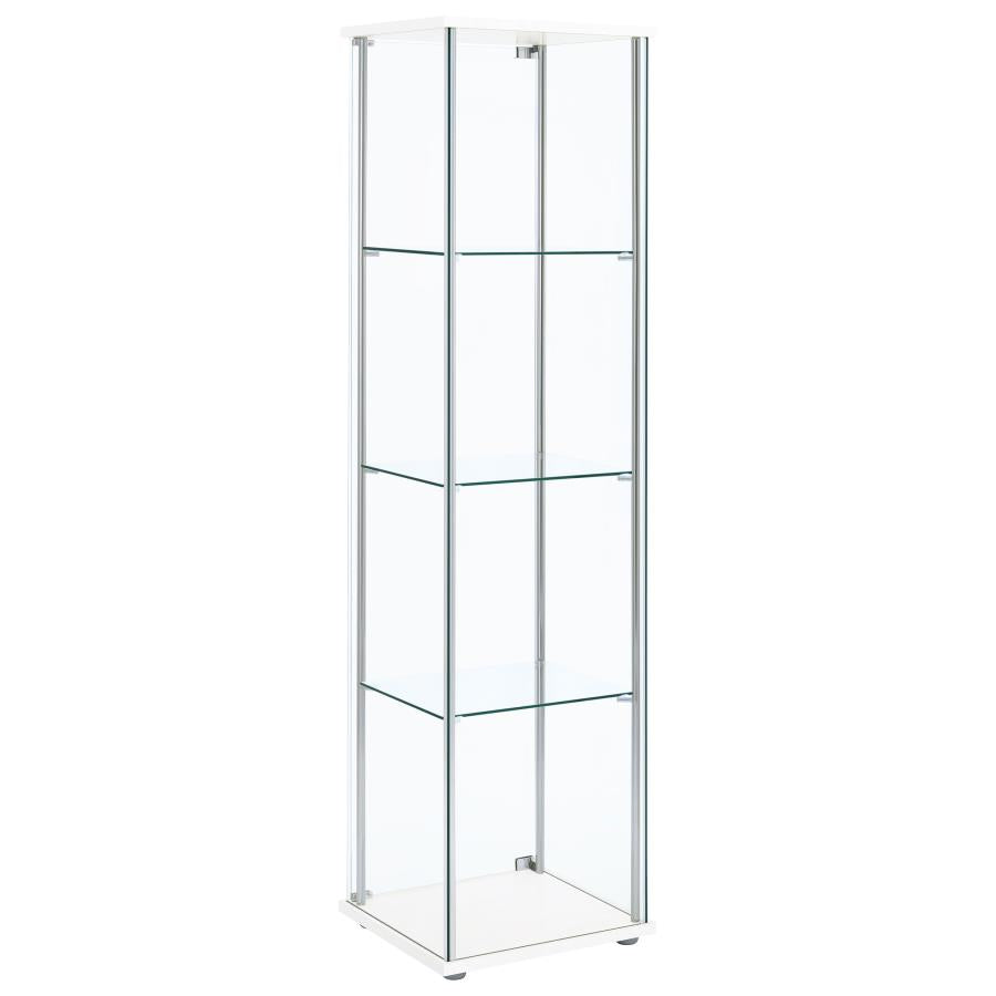 Bellatrix White Curio Cabinet - MyWaynesHome #
