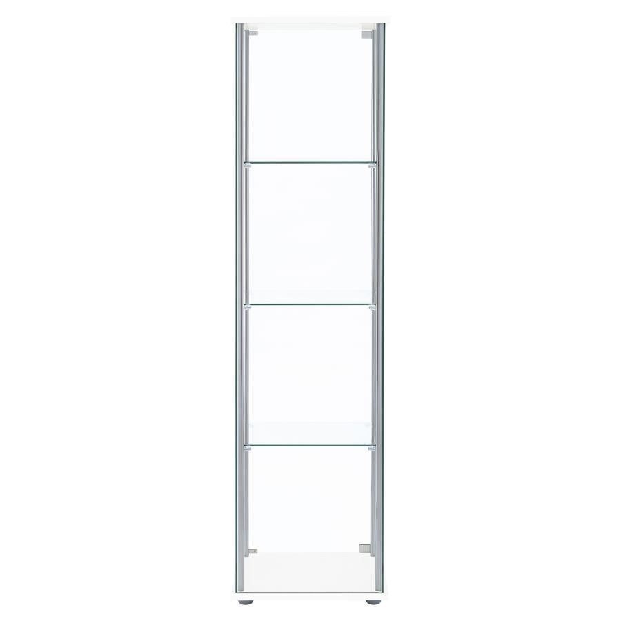 Bellatrix White Curio Cabinet - MyWaynesHome #