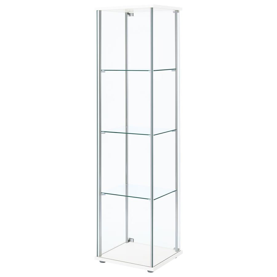 Bellatrix White Curio Cabinet - MyWaynesHome #