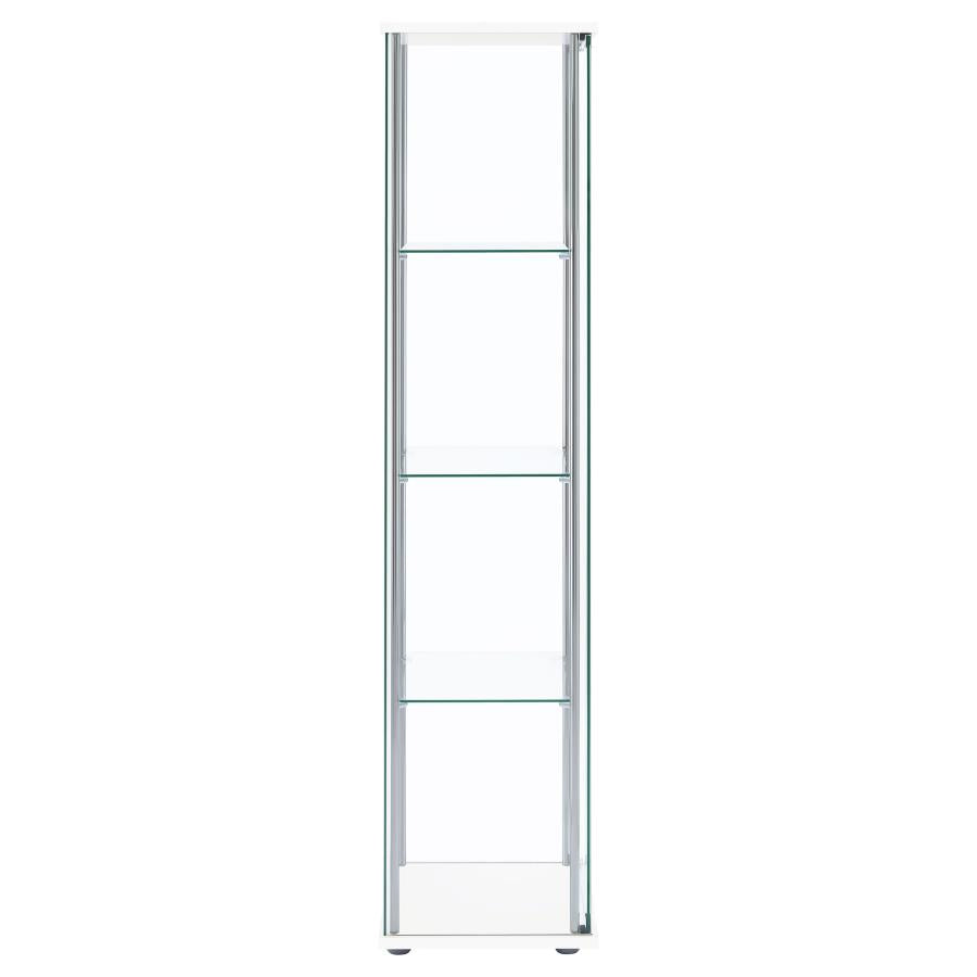 Bellatrix White Curio Cabinet - MyWaynesHome #