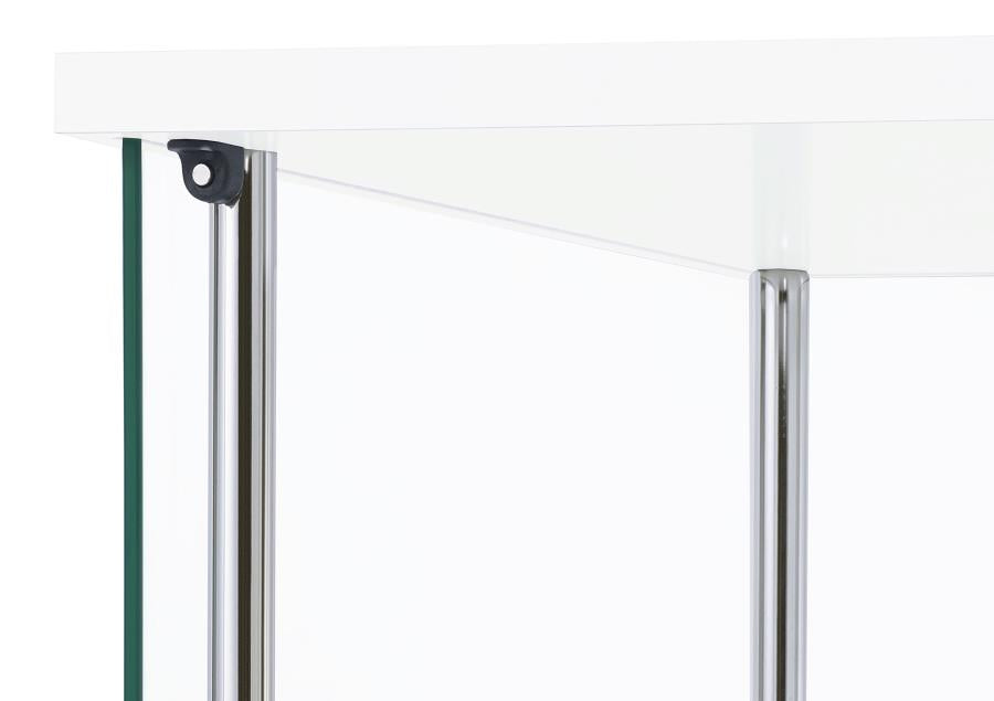 Bellatrix White Curio Cabinet - MyWaynesHome #