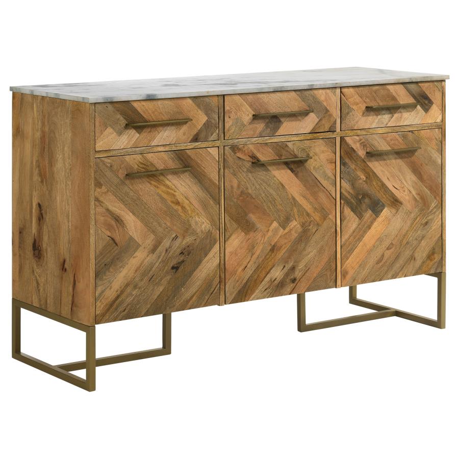 Keaton Brown Accent Cabinet - MyWaynesHome #