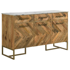 Keaton Brown Accent Cabinet - MyWaynesHome #