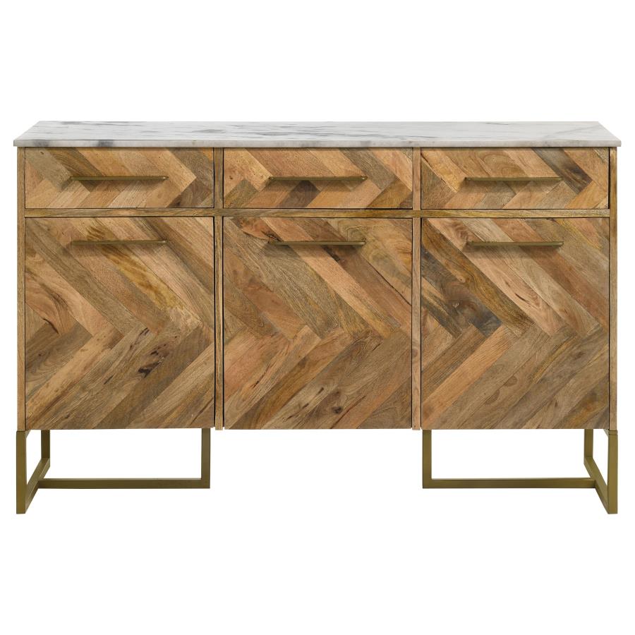 Keaton Brown Accent Cabinet - MyWaynesHome #
