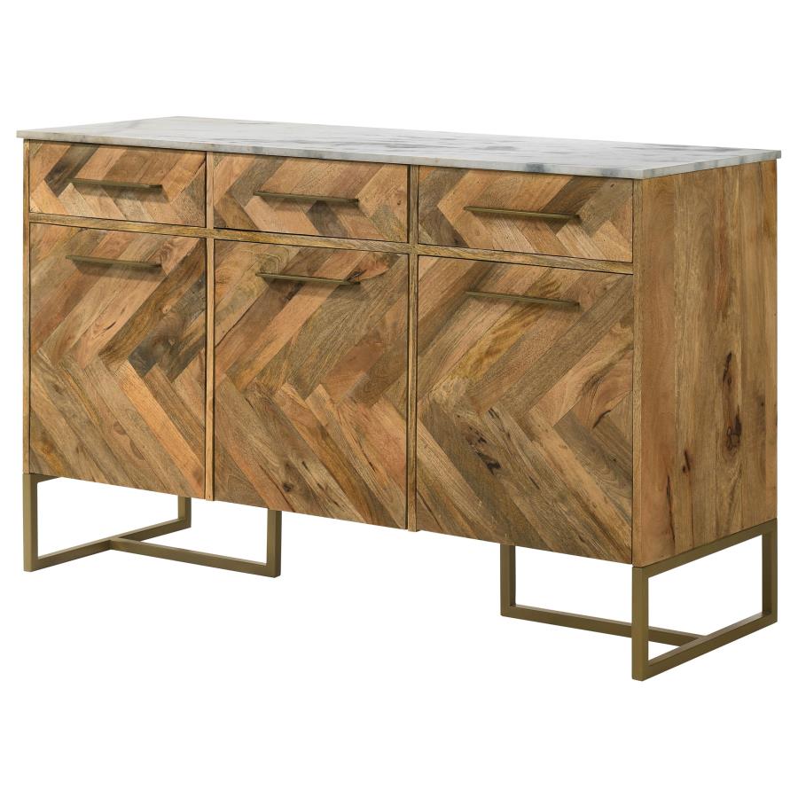 Keaton Brown Accent Cabinet - MyWaynesHome #