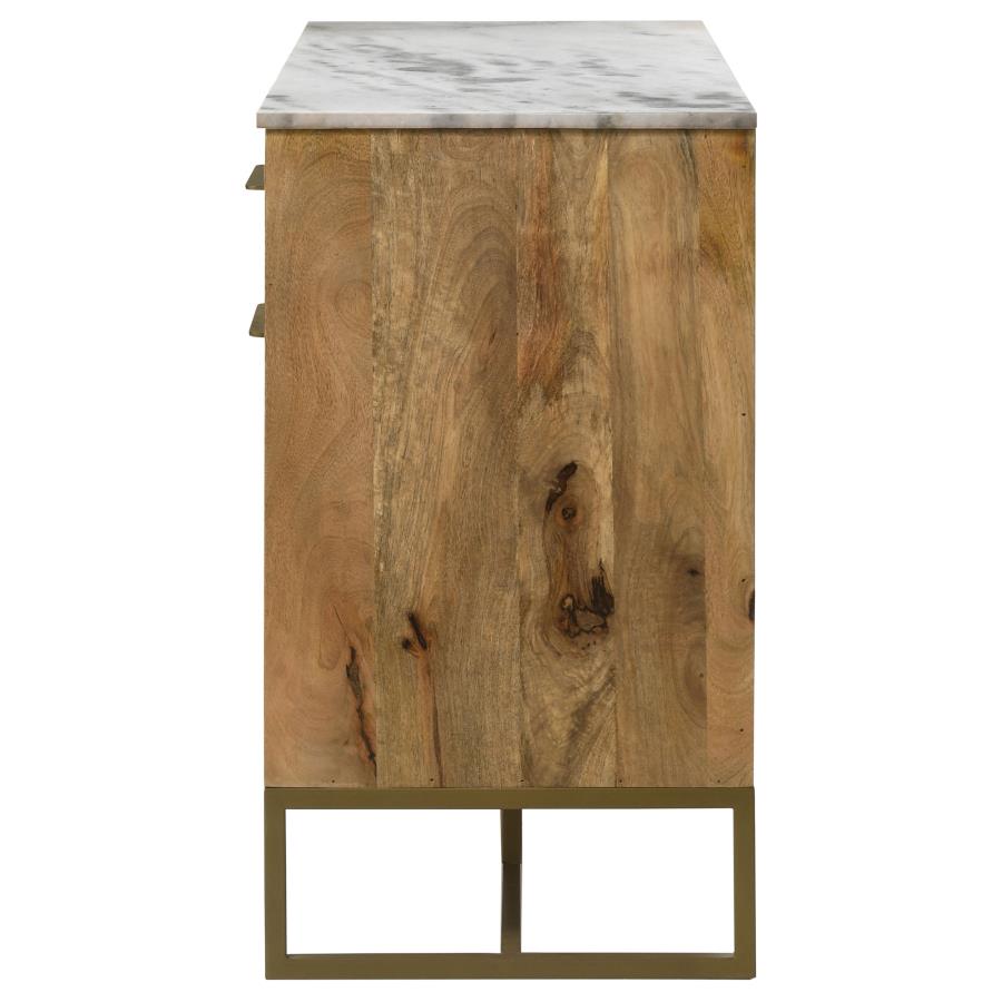 Keaton Brown Accent Cabinet - MyWaynesHome #