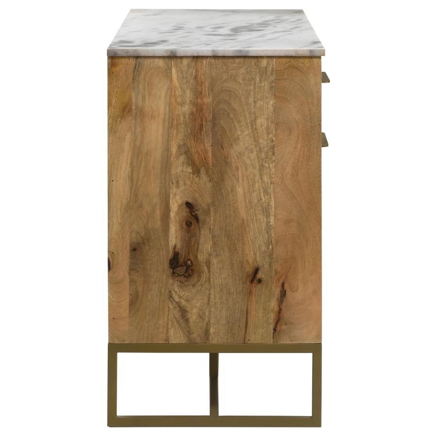 Keaton Brown Accent Cabinet - MyWaynesHome #