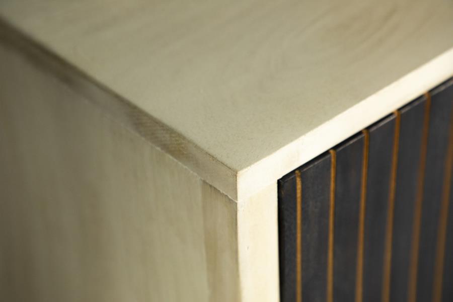 Ixora Black Accent Cabinet - MyWaynesHome #
