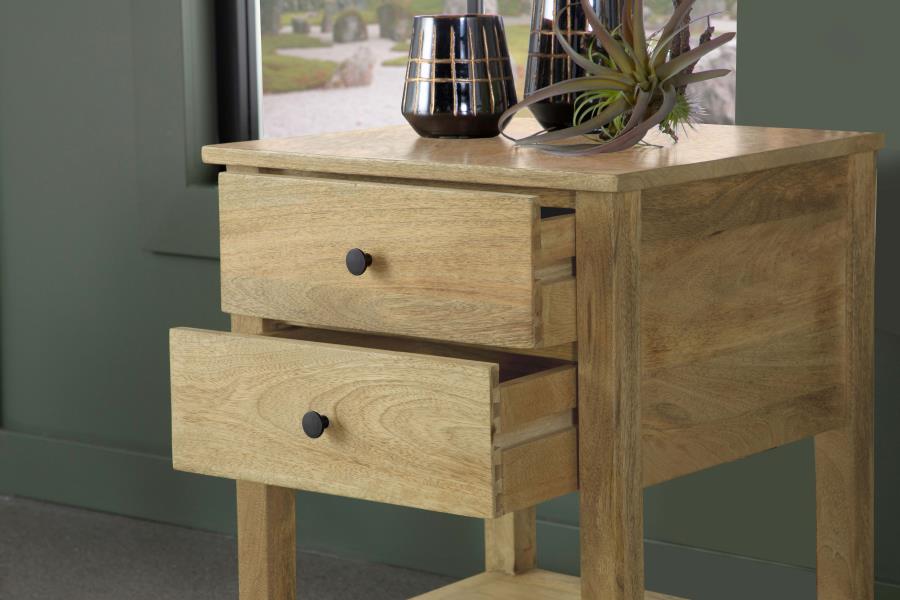 Russo Brown Side Table - MyWaynesHome #