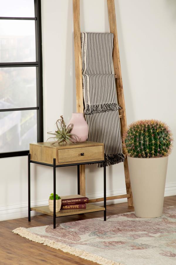 Declan Brown Side Table - MyWaynesHome #