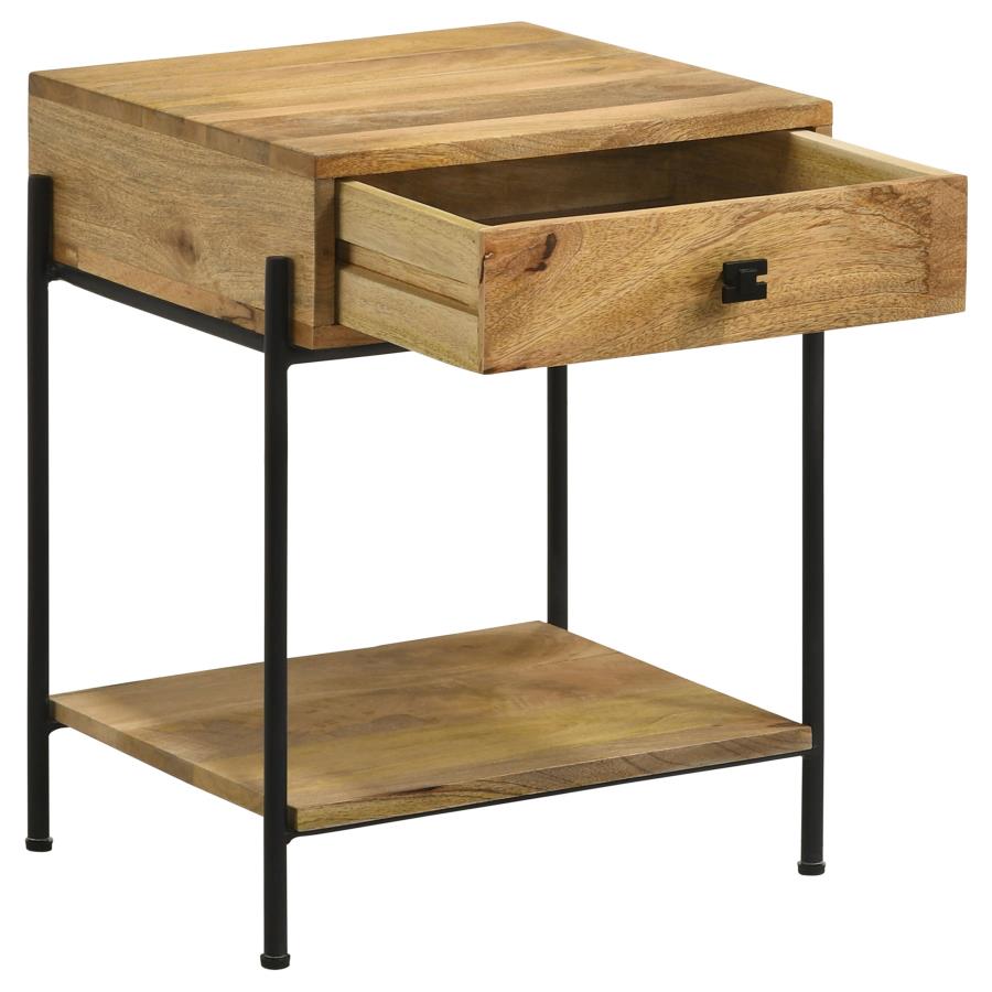 Declan Brown Side Table - MyWaynesHome #