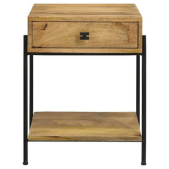 Declan Brown Side Table - MyWaynesHome #