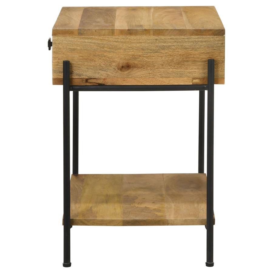 Declan Brown Side Table - MyWaynesHome #