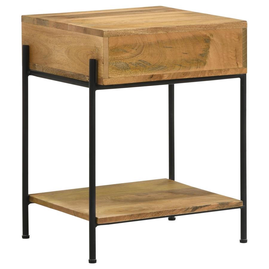 Declan Brown Side Table - MyWaynesHome #