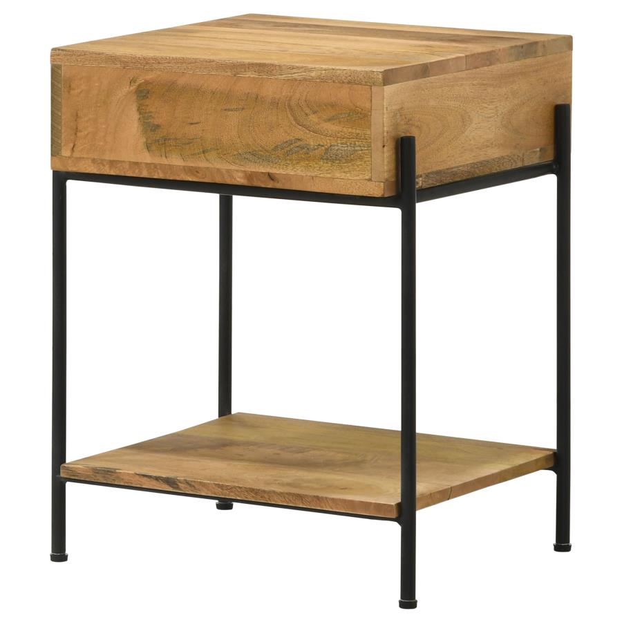 Declan Brown Side Table - MyWaynesHome #