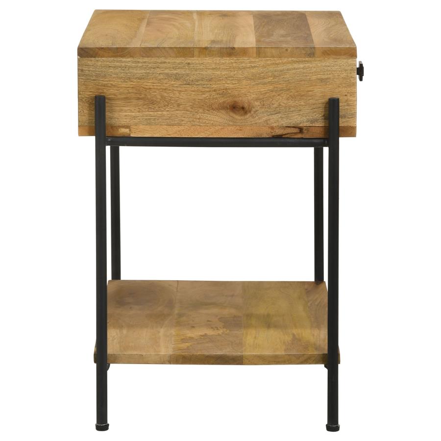 Declan Brown Side Table - MyWaynesHome #