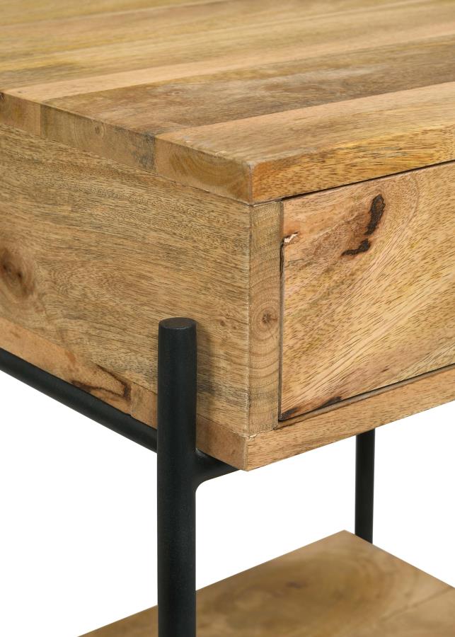 Declan Brown Side Table - MyWaynesHome #