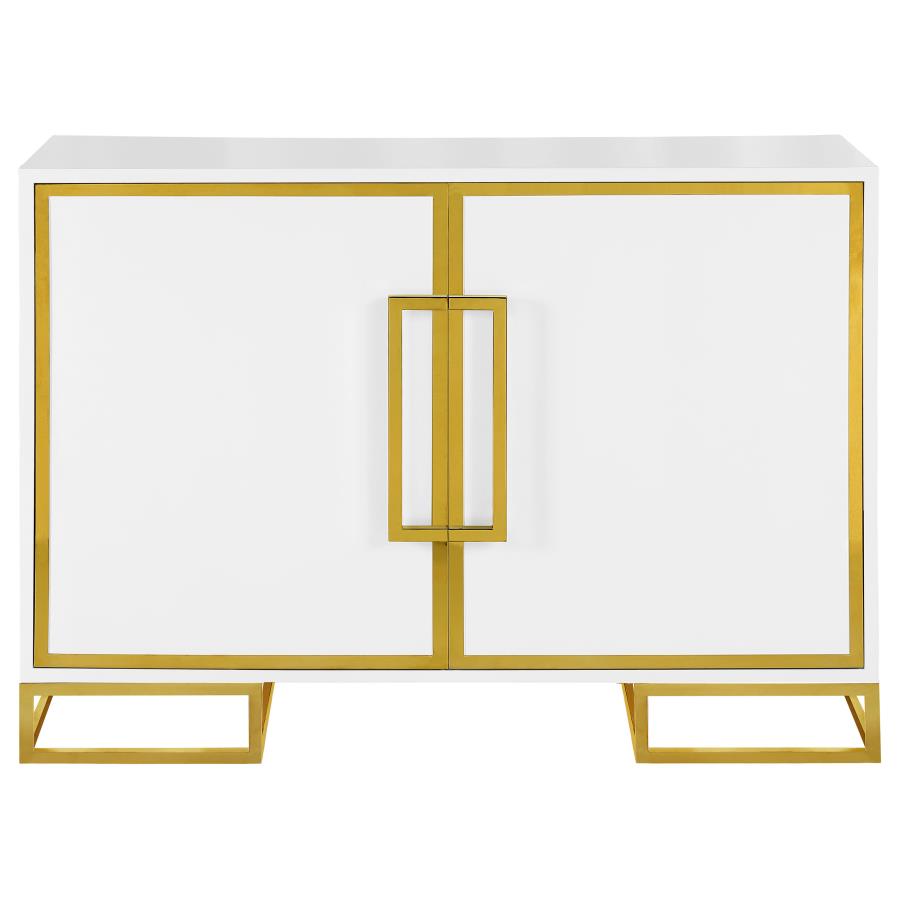 Elsa White Accent Cabinet - MyWaynesHome #