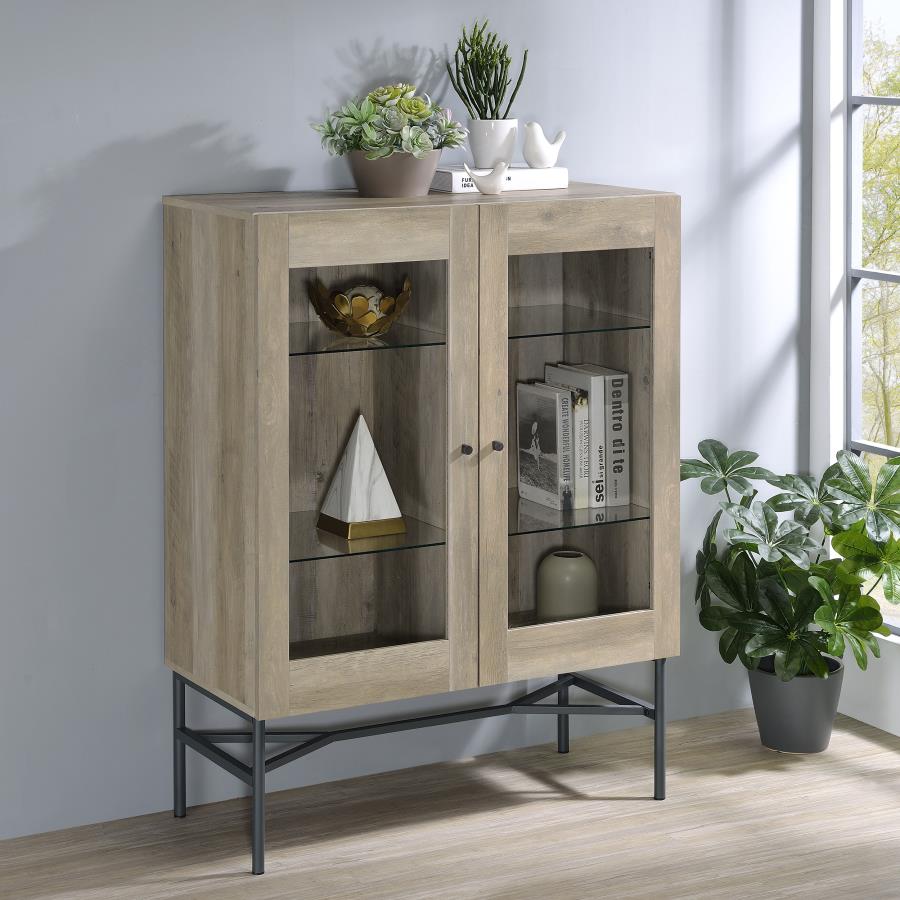 Bonilla Brown Accent Cabinet - MyWaynesHome #