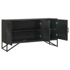 Riddell Black Accent Cabinet - MyWaynesHome #