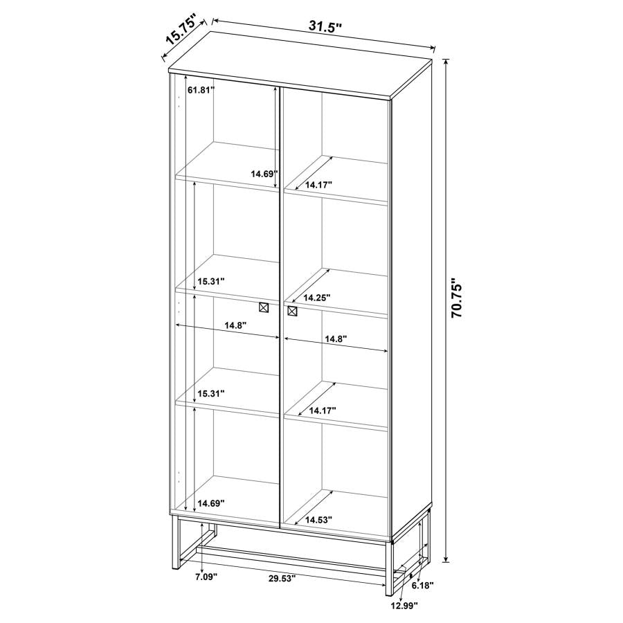 Carolyn Brown Tall Accent Cabinet - MyWaynesHome #