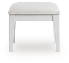 Chalanna - Vanity Stool - White