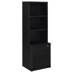 Westpark - 3-Shelf Bookcase USB And Lockable Drawer