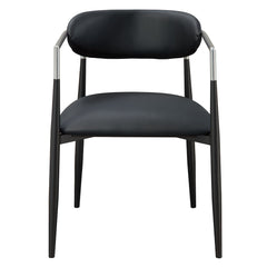 Jaramillo - Arm Chair (Set of 2) - Black Leatherette