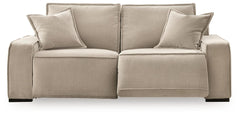 Carceri - 2-Piece Power Reclining Sectional Loveseat - Cashmere