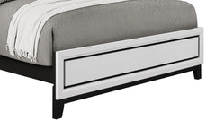 Kate - 4 Piece King Bedroom Set (King Bed, Dresser, Mirror And Nightstand) - White