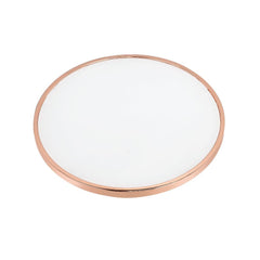 Alivia - Coffee Table - Frosted Glass & Rose Gold