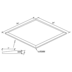 Clear Glass Top - MyWaynesHome #