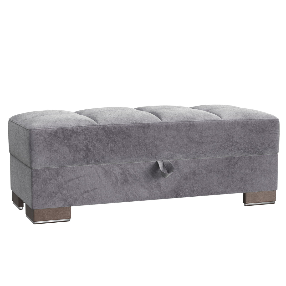 Ottomanson Armada - Upholstered Ottoman With Storage - Microfiber
