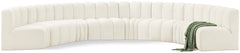 Arc - Velvet 8 Piece U-Shaped Modular Sofa