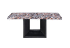 D02 - Dining Table - Lava / Black