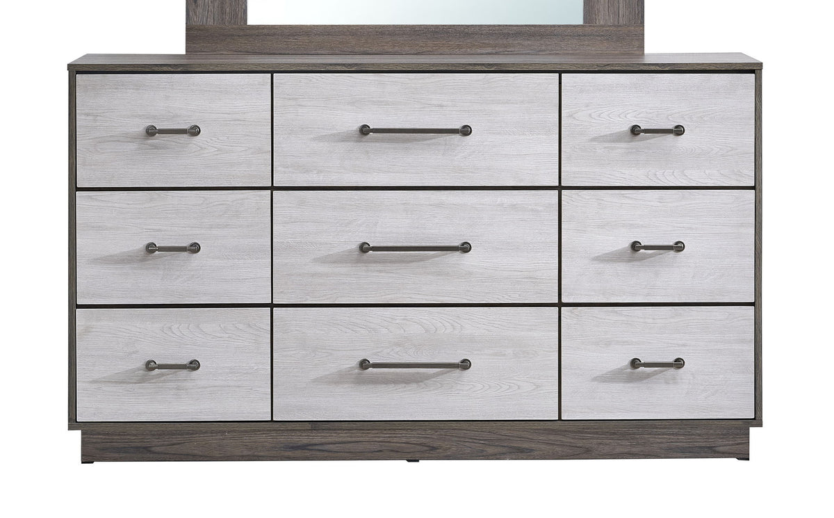 Aberdeen - Dresser - Gray / Oak