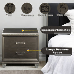 Sadie - Nightstand - Dark Champagne