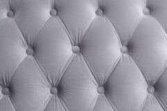 Galelvith - Sofa With 6 Pillows - Gray Fabric
