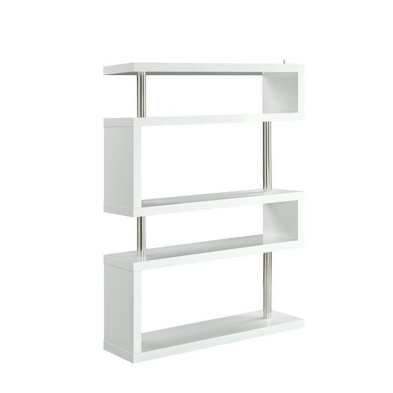 Buck II - Bookshelf - White High Gloss