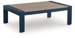 East Beach - Blue - Rectangular Cocktail Table