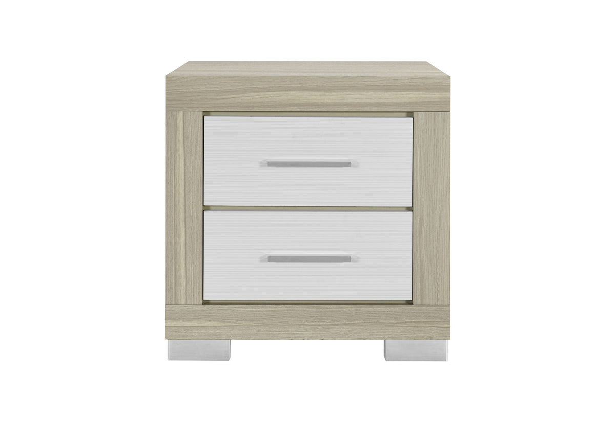 Emma - Nightstand - Natural / White