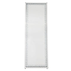 Nysa - Floor Mirror - Mirrored & Faux Crystals