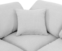 Indulge - Linen 7 Piece Modular Sectional - White