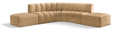 Arc - Velvet 6 Piece Corner Modular Sofa