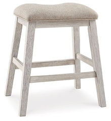 Skempton - Upholstered Stool (Set of 2) - White
