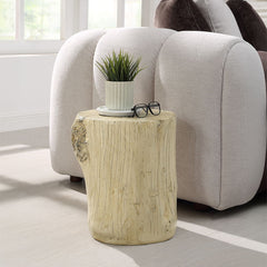 Gene - Accent Table - Natural Brown