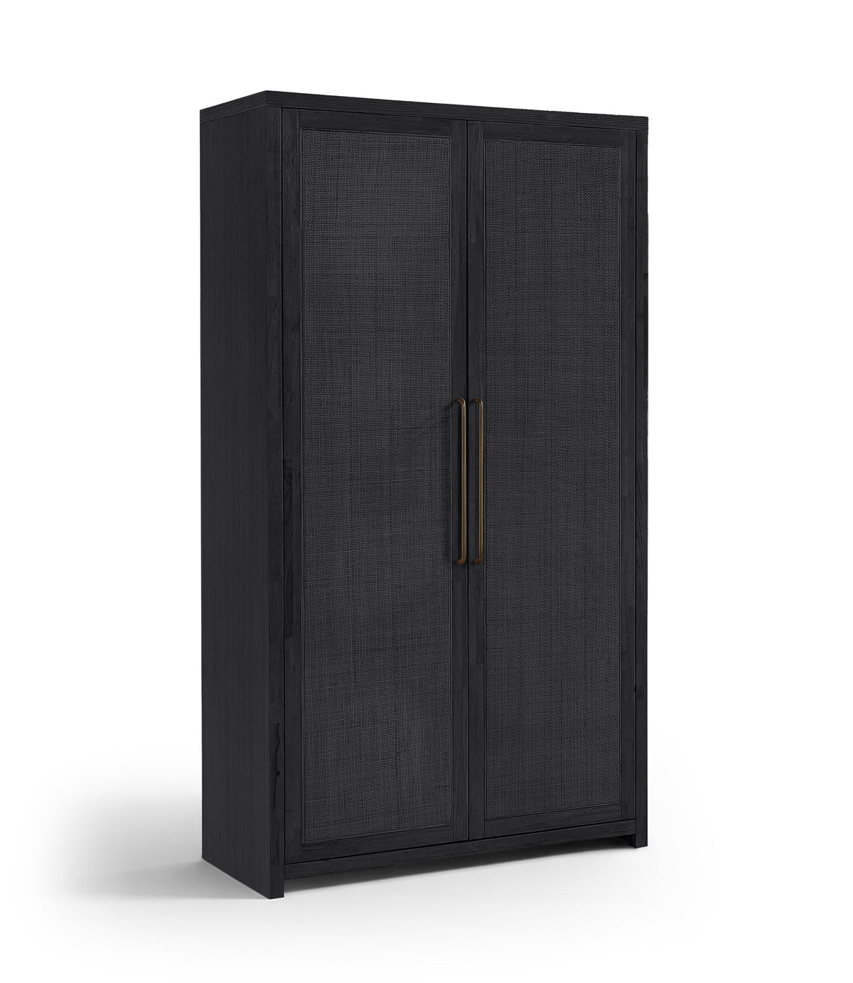 Vana - Solid Wood, Oak Veneer And Stainless Steel Storage Cabinet