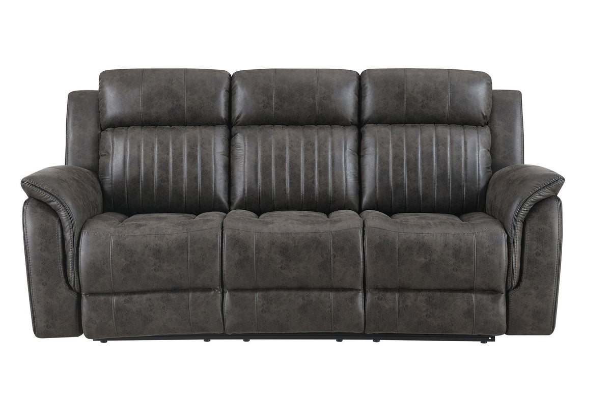 U8517 - Reclining Sofa - Gray