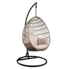 Vasant - Hanging Chair - Fabric & Wicker